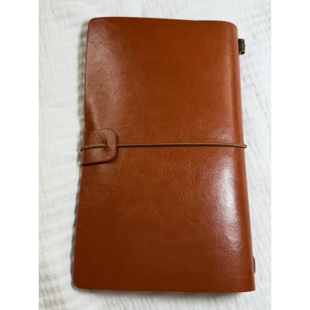New To My Georgous Wife From Husband Brown Leather Journal Keeper Engraved Love